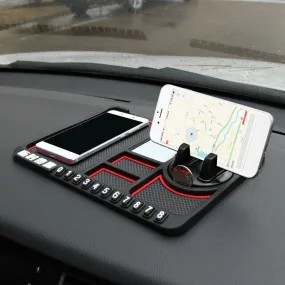 4 In 1 Multifunctional Car Phone Holder Anti-slip Pad Car