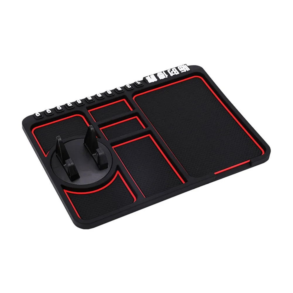 4 In 1 Multifunctional Car Phone Holder Anti-slip Pad Car