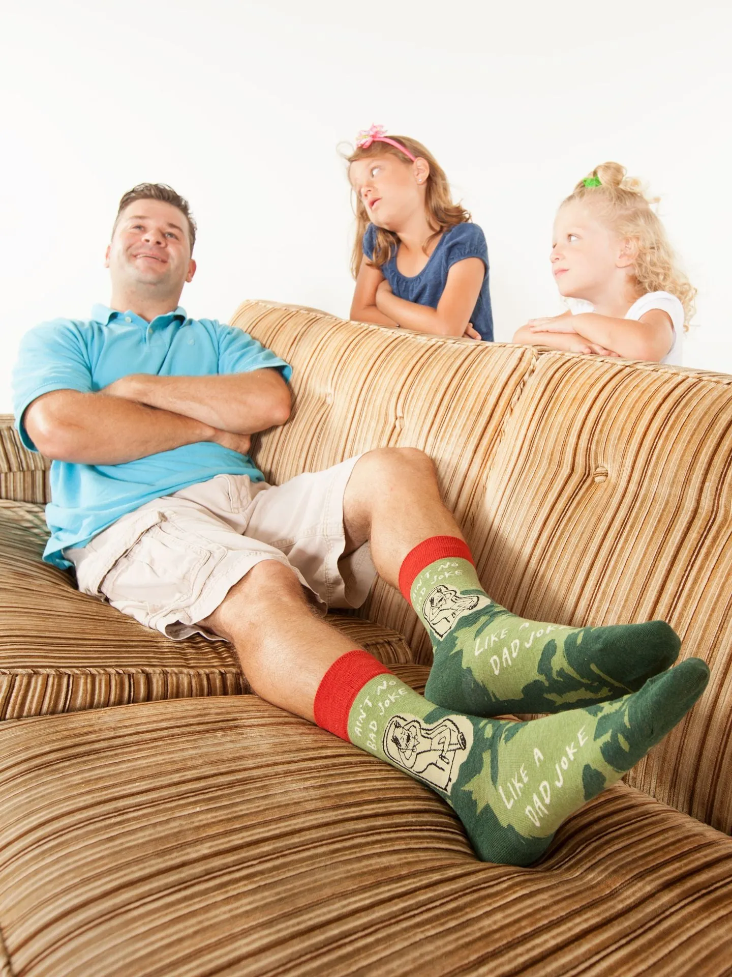 Ain't No Bad Joke Like A Dad Joke M-Crew Socks