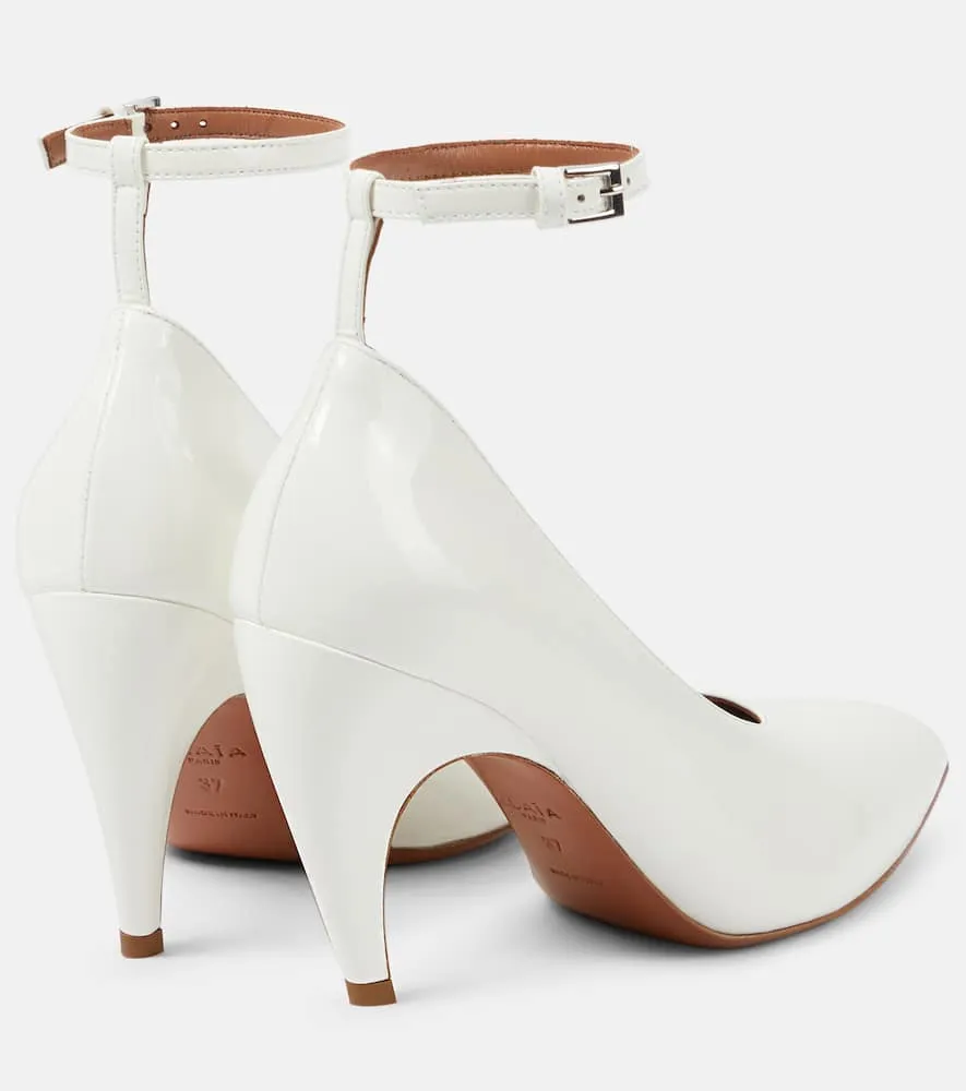 Alaia Shark patent leather pumps