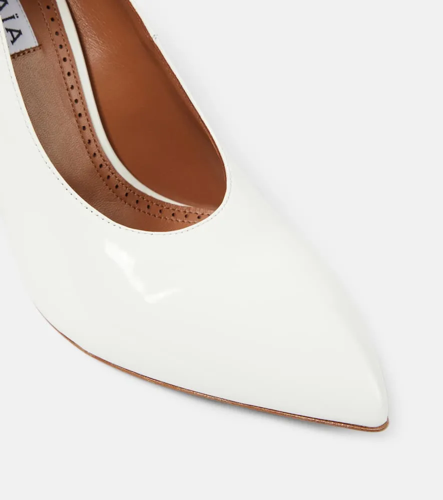 Alaia Shark patent leather pumps
