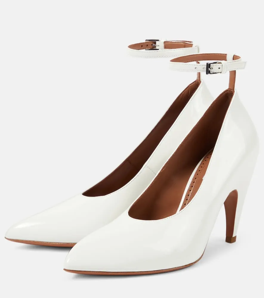 Alaia Shark patent leather pumps