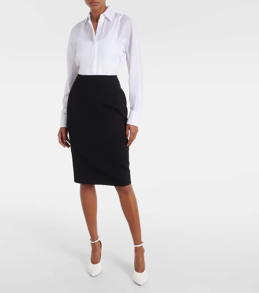 Alaia Shark patent leather pumps