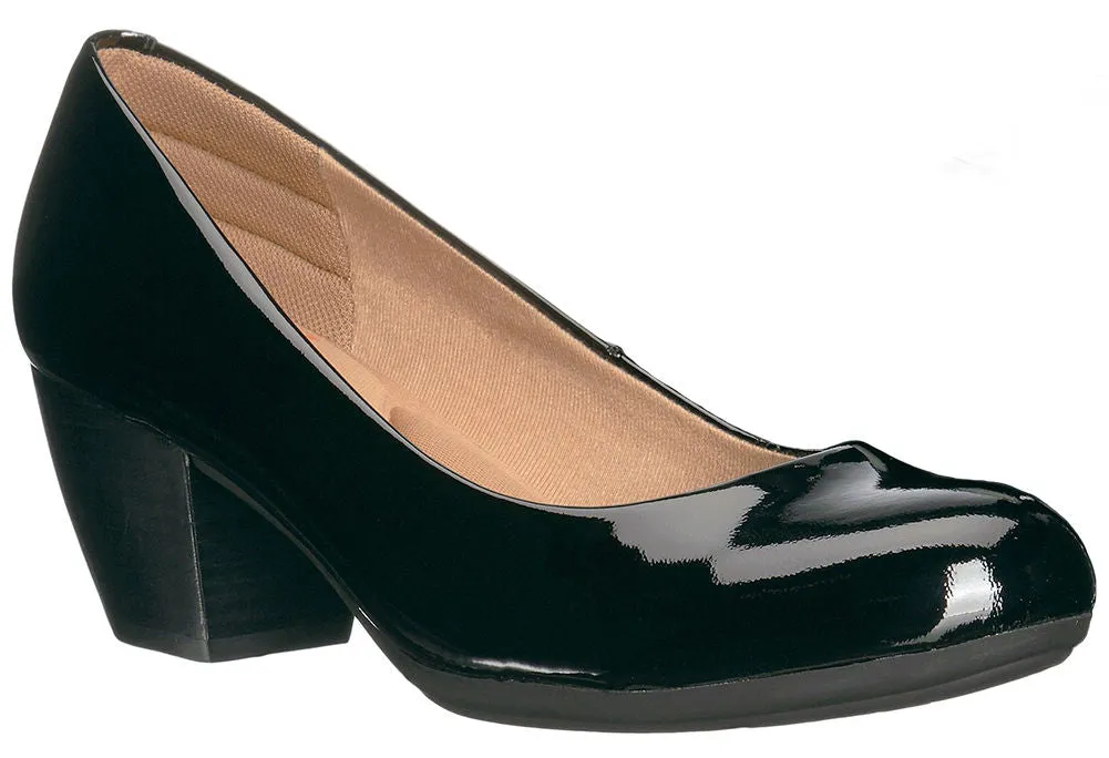 Comfortiva Women's Amora Black Patent