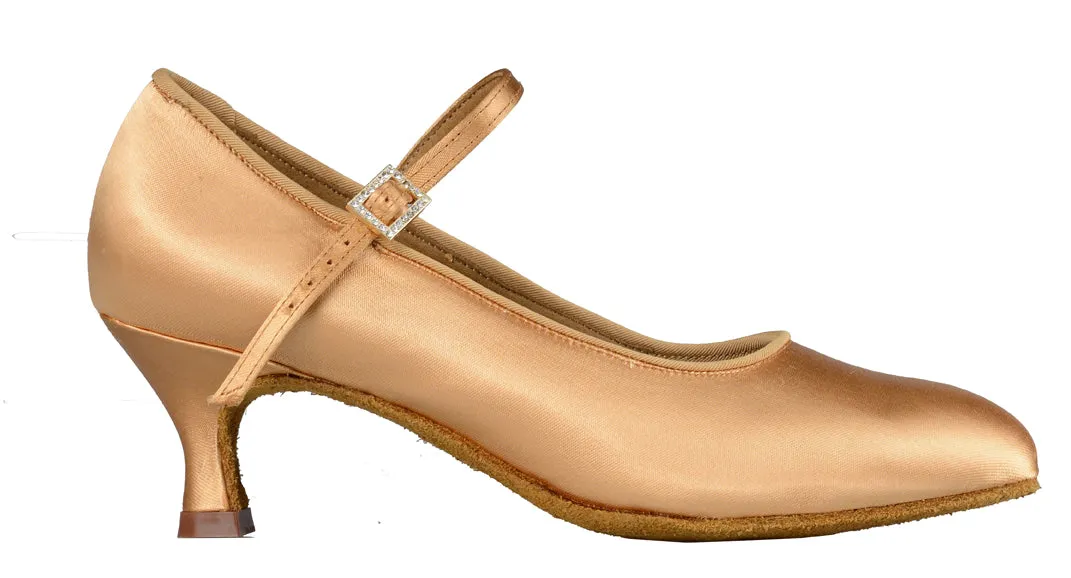 Dance America Ladies Smooth Shoe with Adjustable Strap Brooklyn in Stock