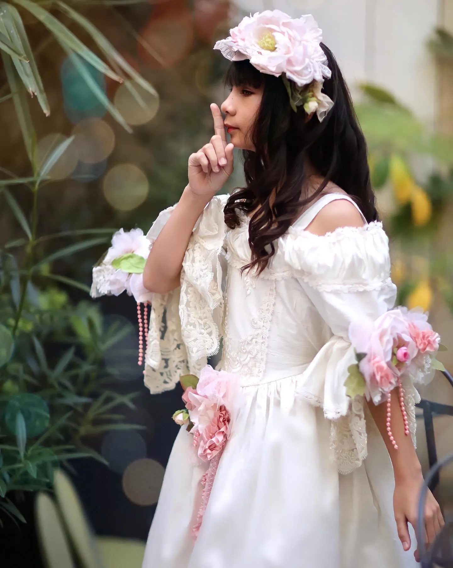 First Communion Silk Dress - Alexandrine