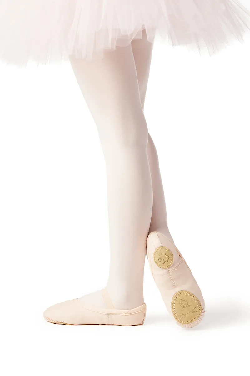 Girls Teddy Split Sole Slippers