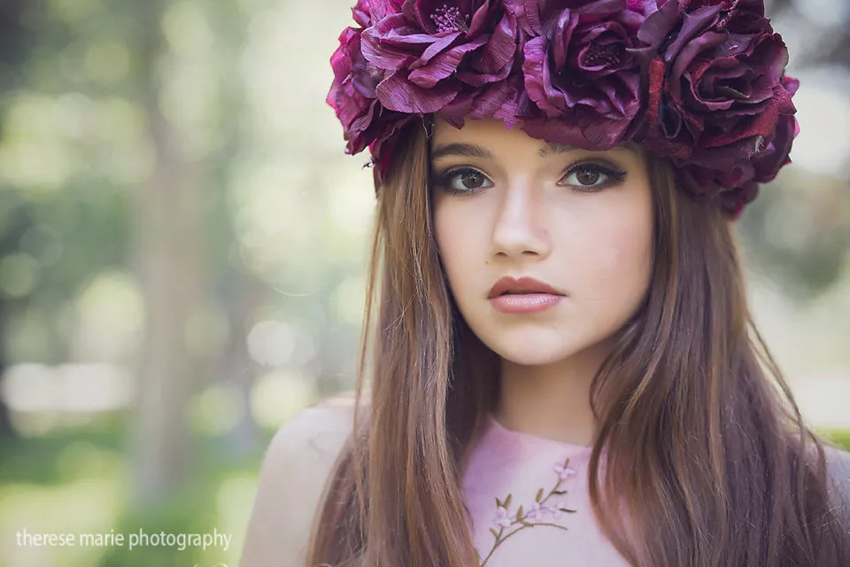 Head Piece- Flower crown - Edith