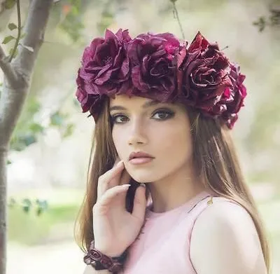 Head Piece- Flower crown - Edith