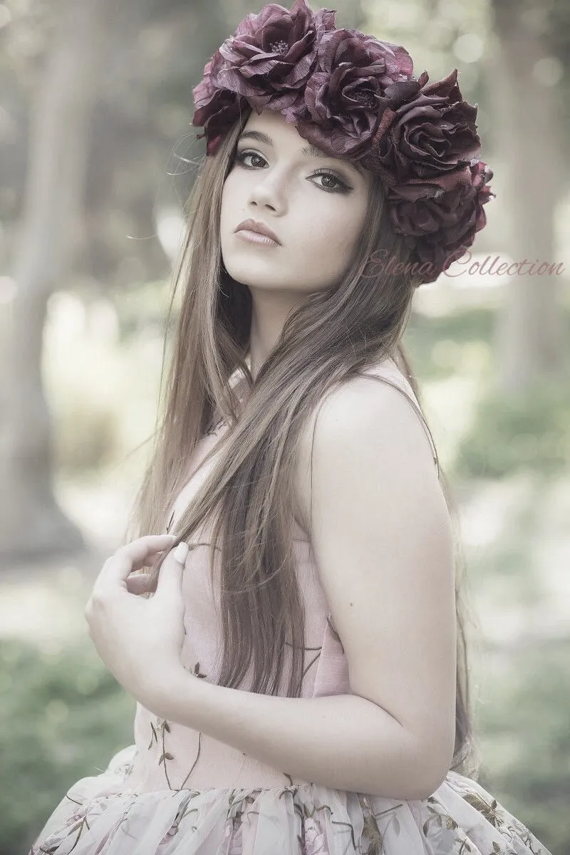 Head Piece- Flower crown - Edith