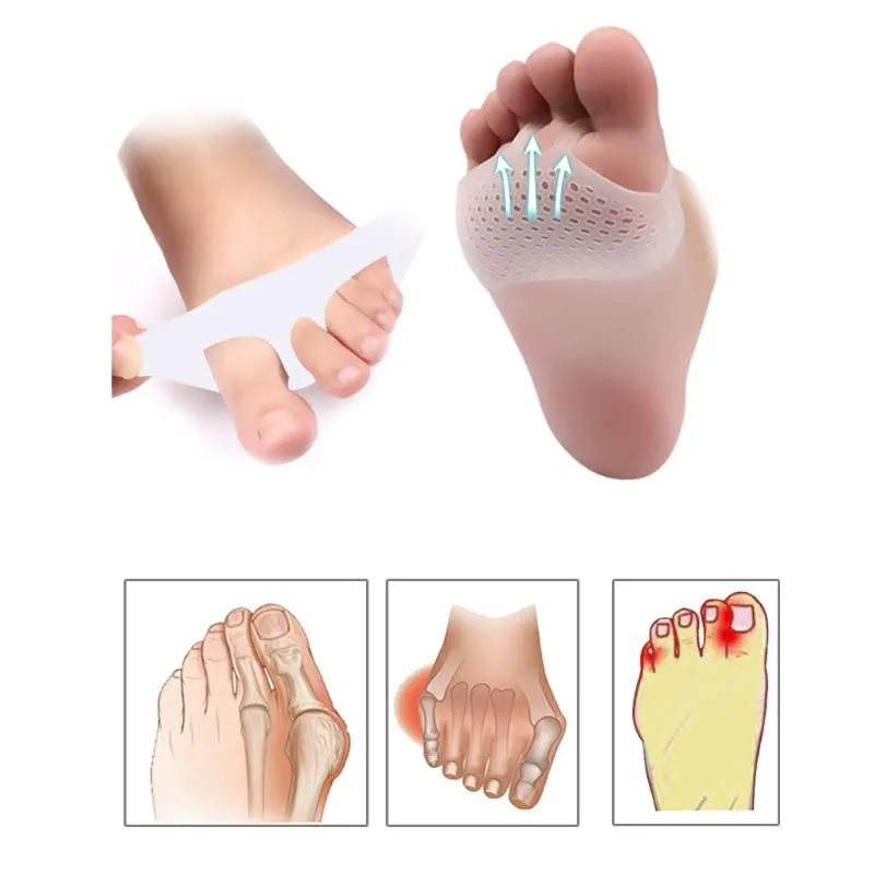 Silicone Padded Forefoot Insoles (1 Pair)